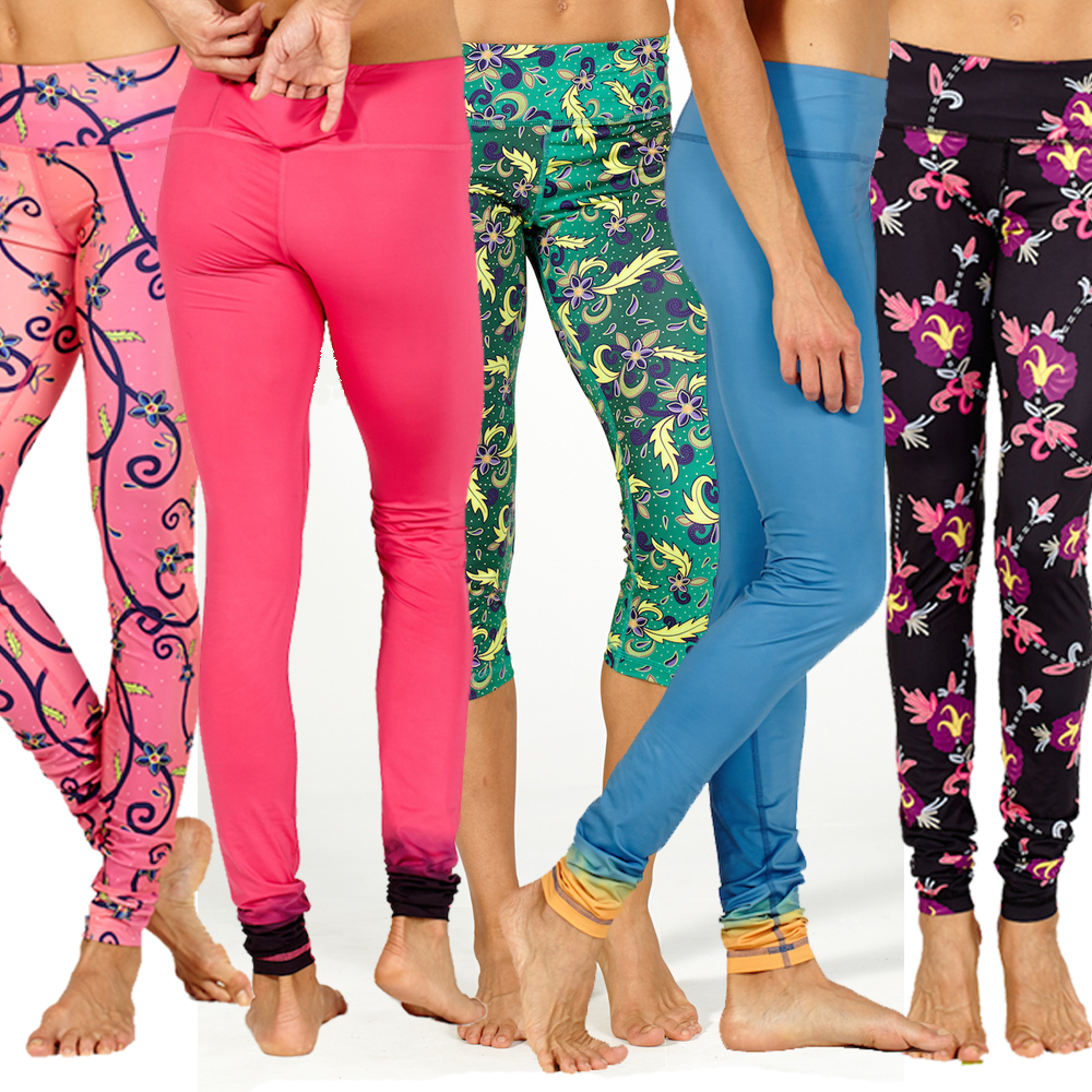 flower yoga pants